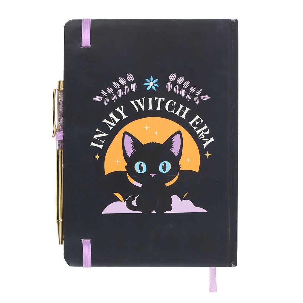 Something Different - In My Witch Era A5 with Amethyst Pen Carnet de notes - Multicolore